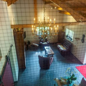 Het Koetshuis - Uitzicht vanaf slaapkamer boven